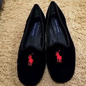 Ralph Lauren Velvet Slipper/Flat